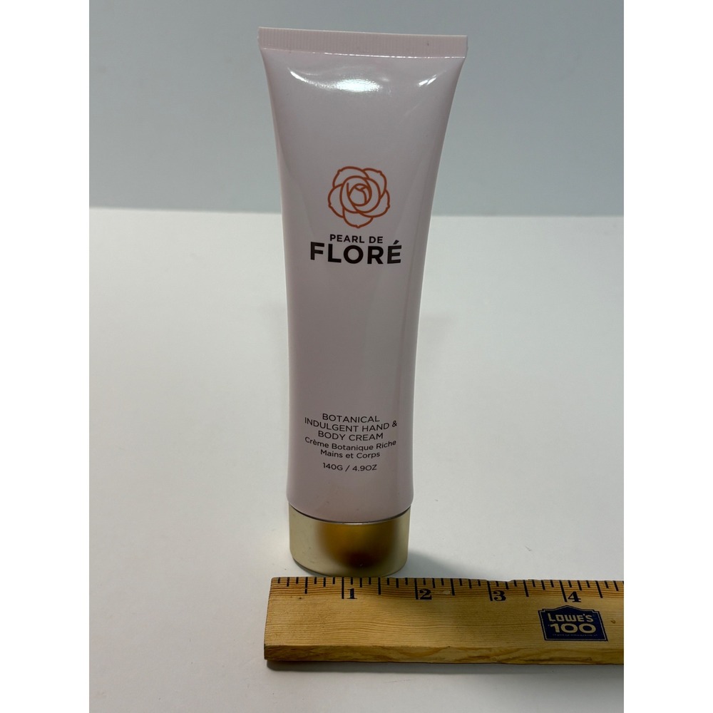 Pearl De Flore Botanical Indulgent Hand & Body Cream 4.9oz Rose Shea Butter OPEN